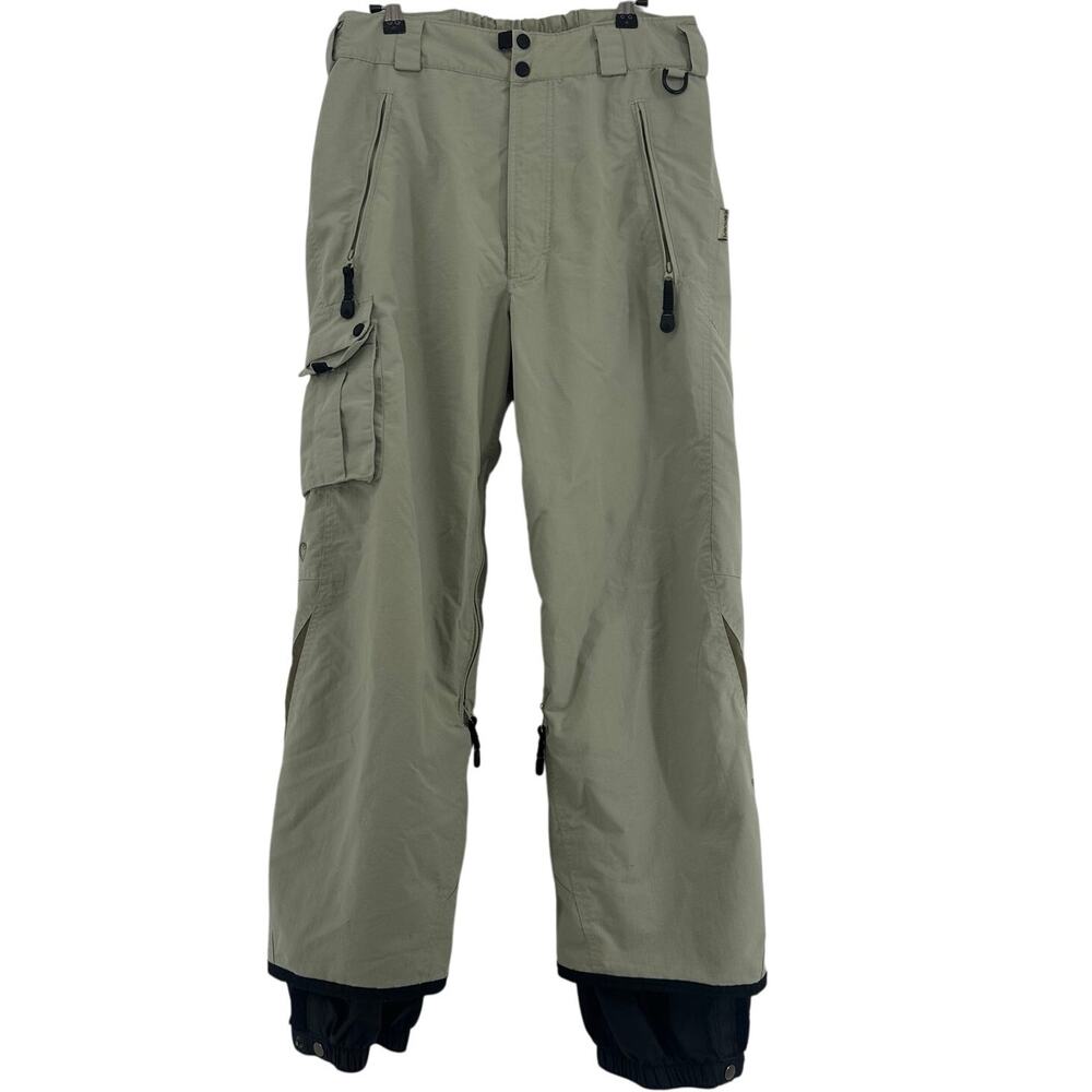 Columbia Convert Snowboard Pants Cargo Pockets Mens Small Khaki Après`-Ski GORP